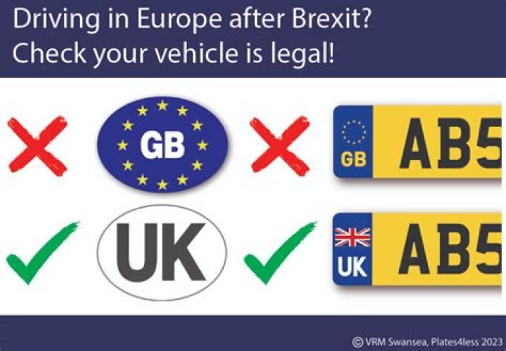 Are EU GB number plates still legal?