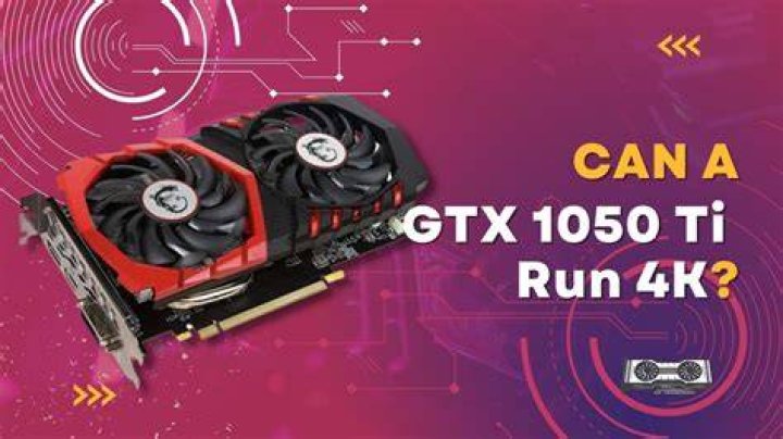 Can a GTX 1050 Ti run VR?
