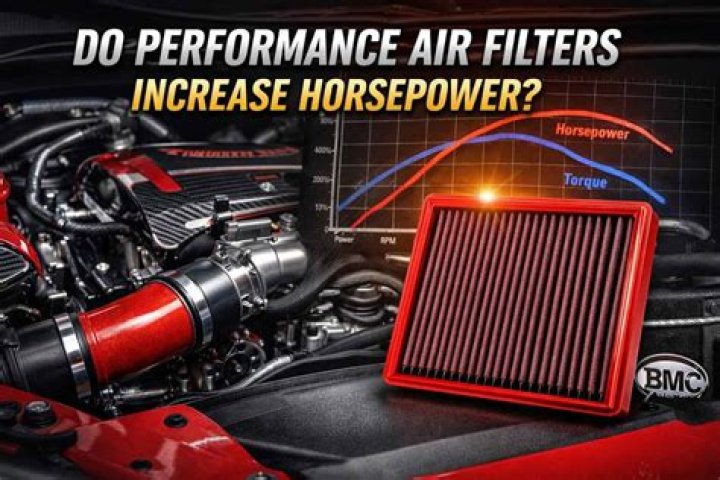 Do performance air filters increase horsepower?