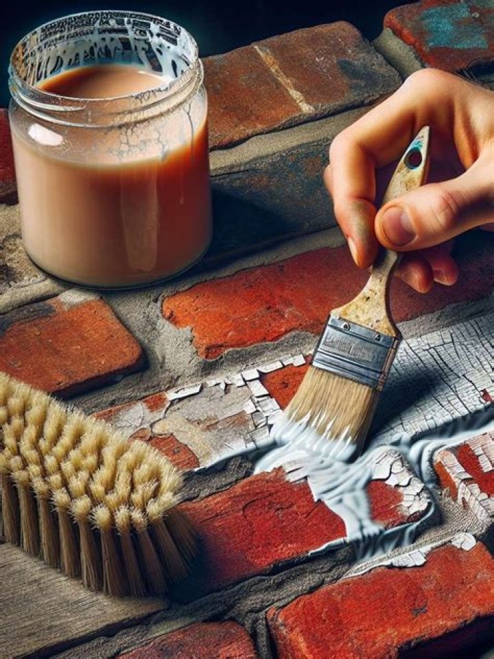 Does paint thinner ruin brick?