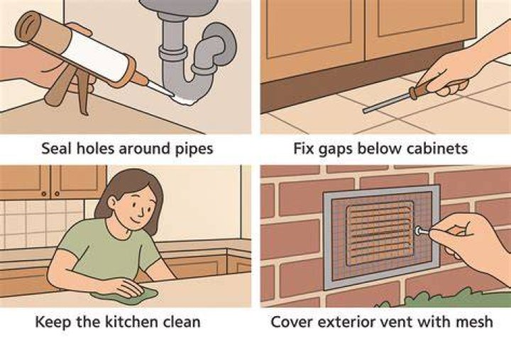 How do rats get in the kitchen?