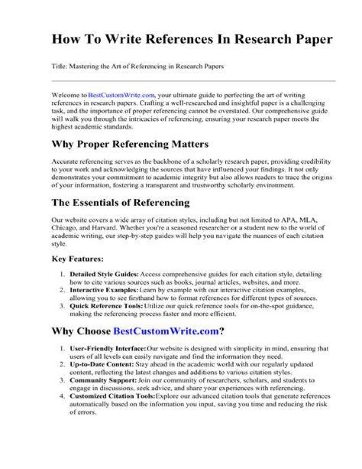 How do you make References automatically?