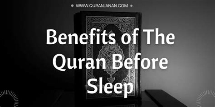 How does the Quran say to sleep?