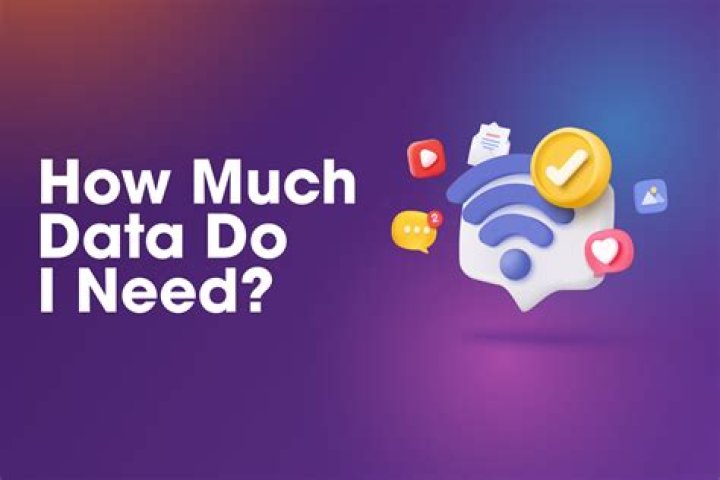 How much data do you need a month?