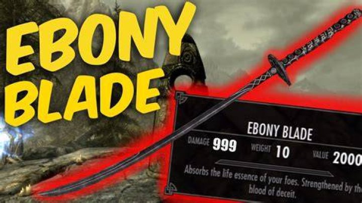 How strong is the Ebony Blade?