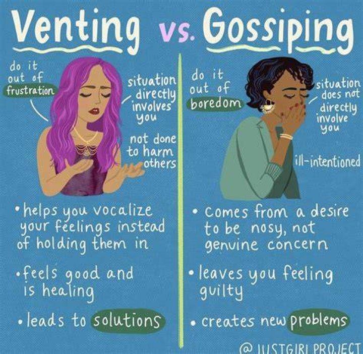 Is venting considered gossip?