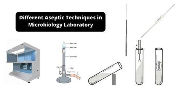 What are the aseptic techniques in microbiology?