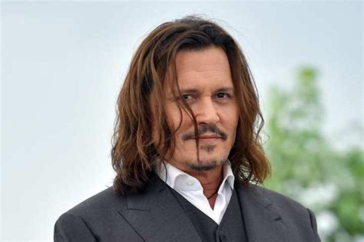 What color is Johnny Depp's hair?