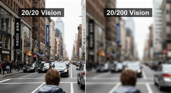 What does it mean to have 20 200 vision?