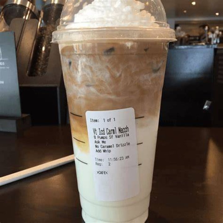 What does upside down mean in Starbucks?