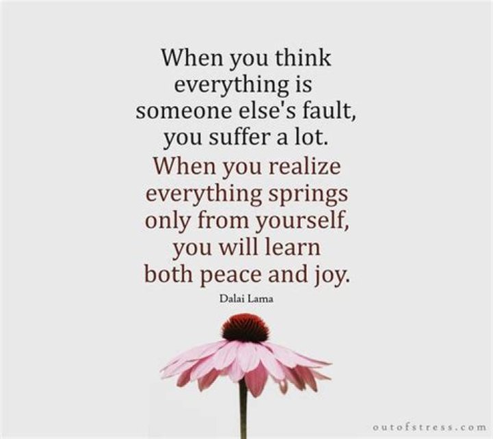 What is it called when you think everything is your fault?