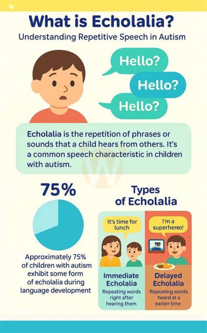 What triggers echolalia?