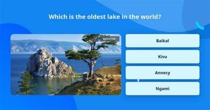 Which is the oldest lake in the world?