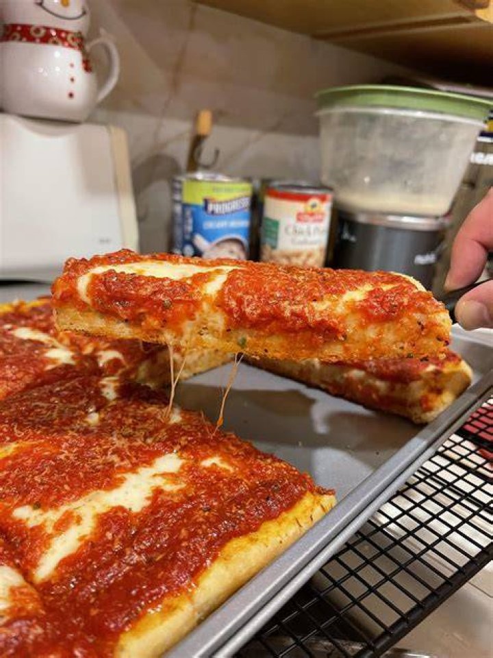 Why is Chicago pizza upside down?