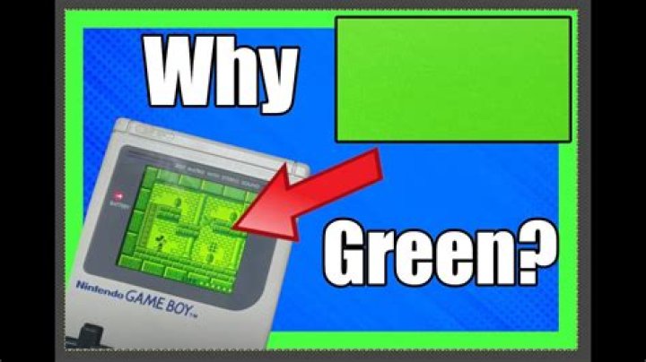 Why was the Game Boy screen green?